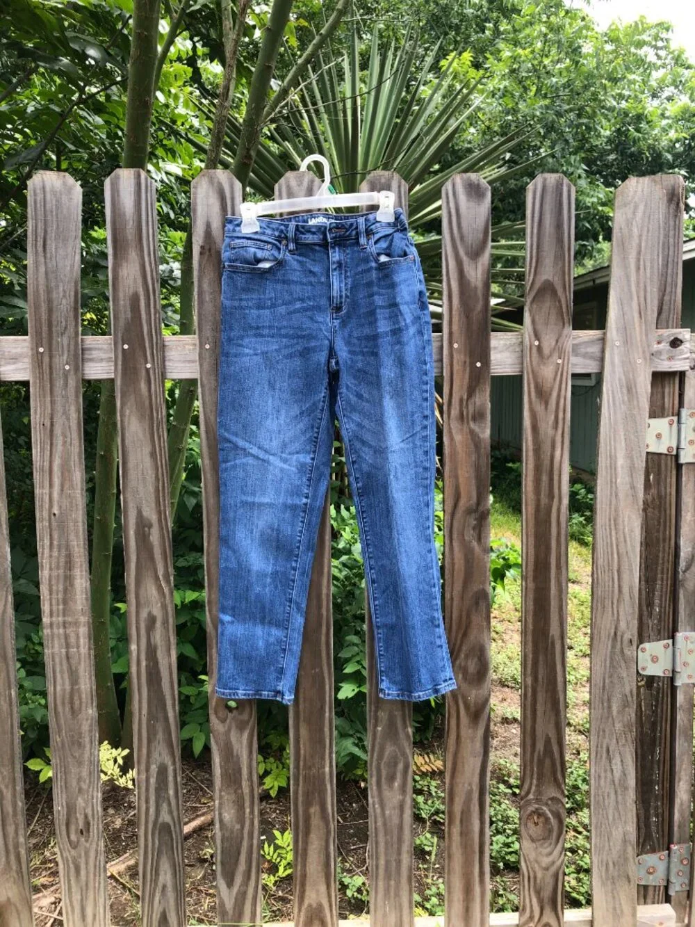 Lands End Denim Blue Jeans, Size 6
